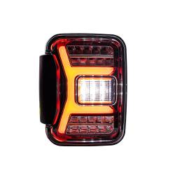 Winjet - Winjet CTRNG0669-GBC-SQ LED Taillights w/LED &Brake Set for 20+ Jeep Gladiator - Image 2