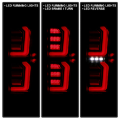 Spyder Auto - Spyder Auto 5000316 Black/Smoked LED Taillights 19-20 Sierra 1500 LED Models - Image 3
