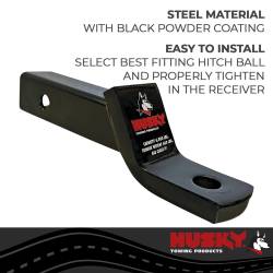 Husky Towing - Husky Towing 31357 2" Receiver 6K GTW 2" Drop Non-Swivel 8" Shank - Image 2