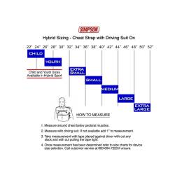 Simpson Safety - Simpson Safety HSLRG11 Hybrid Sport Safety Harness Large Black - Image 2