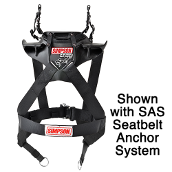Simpson Safety - Simpson Safety HSXLG11M61 Hybrid Sport Safety Harness XL Black - Image 4