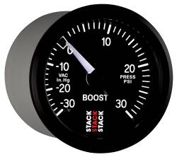 Stack - Stack ST3112 52mm Mechanical Boost Gauge -30inHg to +30 PSI Black - Image 6