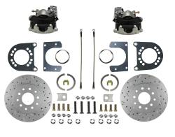 Leed Brakes - Leed Brakes RC0001X Rear Disc Brake Kit w/Drilled Rotors & Zinc Plated Calipers - Image 1
