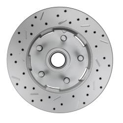 Leed Brakes - Leed Brakes RFC0001-H405MX Power Front Kit w/Drilled Rotors & Red Calipers - Image 2