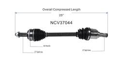 GSP - GSP NCV37044 Front Left CV Axle Assembly for 12-17 Hyundai Veloster - Image 6