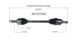 GSP - GSP NCV37049 Front Left CV Axle Assembly for Hyundai/Kia Sedan 1.8 - Image 6