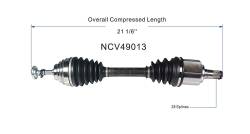 GSP - GSP NCV49013 BMW Mini 2.0 Front Left CV Axle Assembly - Image 6
