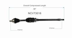 GSP - GSP NCV73016 Front Right CV Axle Assembly for Volvo FWD - Image 6