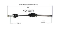 GSP - GSP NCV53039 Front Right CV Axle Assembly for 07-12 Nissan Sentra SE-R FWD - Image 6