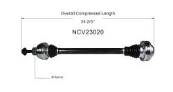 GSP - GSP NCV23020 Audi Left Rear CV Axle Assembly - Image 6
