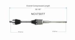 GSP - GSP NCV73077 Front Right CV Axle Assembly for Volvo AWD - Image 6