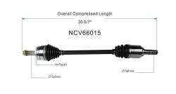GSP - GSP NCV66015 CV Axle Assembly for Saab/Subaru Wagpn - Image 6