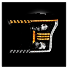Spyder Auto - Spyder Auto 9960437 Black Sequential LED High/Low Headlights for 18-20 Ford F150 - Image 5