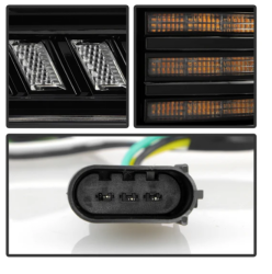 Spyder Auto - Spyder Auto 9960437 Black Sequential LED High/Low Headlights for 18-20 Ford F150 - Image 8