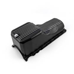Speedmaster - Speedmaster PCE300.1092.02 Black Finned Alum Oil Pan 91-Up Chevy BBC 1Pc Gen 5/6 - Image 2