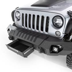 Go Rhino - Go Rhino 230116T Trailline Winch Ready Front Straight Bumper - Image 2