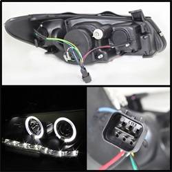 Spyder Auto - Spyder Auto 5070241 DRL LED Projector Headlights for 07-10 Elantra - Image 2