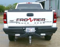 Frontier Truck Gear - Frontier Truck 100-20-1007 Diamond Rear Bumper +Light 01-06 Silver/Sierra 2500HD - Image 2