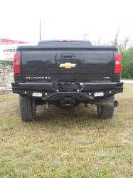Frontier Truck Gear - Frontier Truck 100-20-7013 Diamond Rear Bumper 07-10 Silverado 2500HD Light/Sens - Image 3