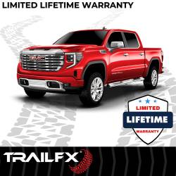TrailFX - TrailFX A7036S 5" Oval Straight Side Bars Polished Steel Rocker Panel Mount - Image 2