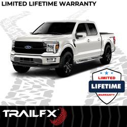 TrailFX - TrailFX A8210S 6" Oval Straight Nerf Bar w/Step Pad SS Rocker Mount - Image 2