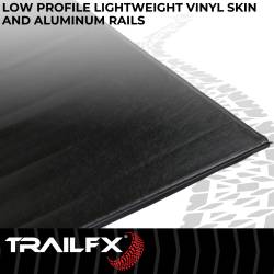 TrailFX - TrailFX TFX3203 Soft Rolling Tonneau Cover Black Vinyl w/Rails - Image 2