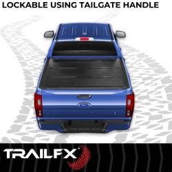 TrailFX - TrailFX TFX3527 Standard Flush Tri-Fold Tonneau Cover FRP Black - Image 2