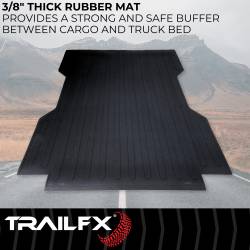 TrailFX - TrailFX 703N Direct-Fit Drop-In Black Rubber Bed Mat for 24-25 Toyota Tacoma - Image 2