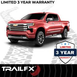 TrailFX - TrailFX A4023B 4" Trapezoidal Straight Rocker Panel Mount - Image 2