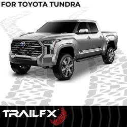 TrailFX - TrailFX AL6016B Running Board A6 Series 6.5" Black Aluminum Rocker Mount - Image 2