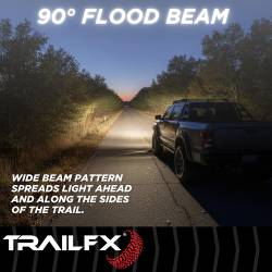 TrailFX - TrailFX 4RNDWLAMF1 4 Inch Round LED Utility Light - Image 2