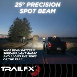 TrailFX - TrailFX 6SRUTLS2 6" Oval Utility Light 6 LEDs 3W Clear - Image 2