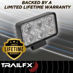TrailFX - TrailFX 3X2WLF1 4.4x2.2" Rect Utility Light 6 LEDs 1.5W Clear - Image 2