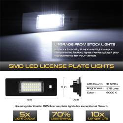 Spyder Auto - Spyder Auto 9045080 XTune License Plate Bulb Assembly Replacement - Image 2