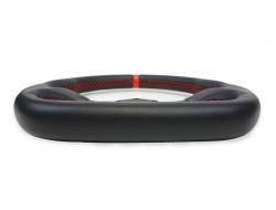 PRP - PRP G243 Comp-R Flat Leather Steering Wheel 13" Dia 6-Bolt Off-Road - Image 2