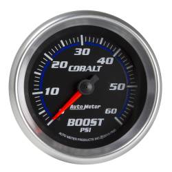 AutoMeter - AutoMeter 7905 Cobalt Mechanical Boost Gauge 0-60 PSI 2-5/8" - Image 1