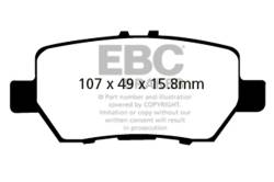 EBC Brakes - EBC Brakes DP41736R Yellowstuff Street & Track Brake Pads for 05-12 RL - Image 1