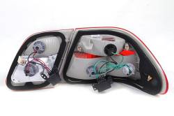 Anzo USA - Anzo USA 221162 Chrome Euro Red/Clear Lens Taillight Set for Mercedes E-Class - Image 2