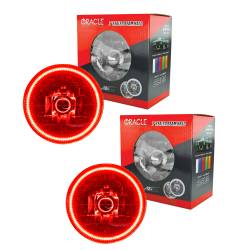 Oracle Lighting - Oracle 7081-003 SMD Pre-Assembled Headlights Red for 97-06 Jeep Wrangler TJ - Image 1