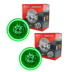 Oracle Lighting - Oracle 7081-004 SMD Pre-Assembled Headlights Green for 97-06 Jeep Wrangler TJ - Image 1