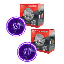 Oracle Lighting - Oracle 7081-007 SMD Pre-Assembled Headlights UV/Purple for 97-06 Wrangler TJ - Image 1