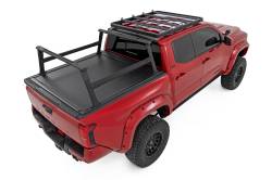 Rough Country Suspension Systems - Rough Country 73141 Aluminum Cargo Carrier Bed Rack-Black for Tacoma 5' Bed - Image 3