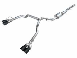 AWE Tuning - AWE Tuning 3015-43007 BLACK OFG Dual Exhaust System 21+ Suburban/Yukon XL 5.3L - Image 1