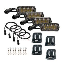Nacho Offroad Technology - NACHO NAN114 NANO 4Pc Scene Light Kit White/Amber Backlight - Image 1