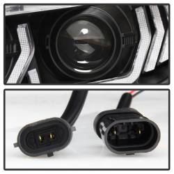 Spyder Auto - Spyder Auto 5087539 Black LED Headlights w/Sequential Turn Signal - Image 3