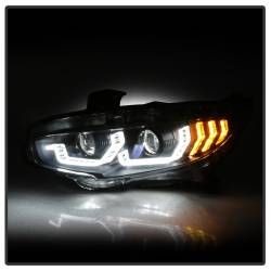 Spyder Auto - Spyder Auto 5087539 Black LED Headlights w/Sequential Turn Signal - Image 6