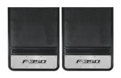 Gatorback - Gatorback 19"x24" Rear Dually Black Mud Flaps F350 Logo GB1924F350 - Image 1