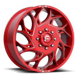 Fuel 1PC - Fuel Off Road D742 RUNNER 20x8.25 8x200 105mm Candy Red/Milled D742208292 - Image 1