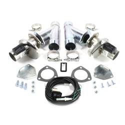 Doug's Headers - Doug's Headers DEC225AK Electric Exhaust Cut-Out 2.25" Dual System w/Hook-Up Kit - Image 1