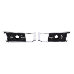 Trim Parts - Trim Parts 5950 Inside Door Handle Bezel Pair for 68-77 Corvette - Image 1